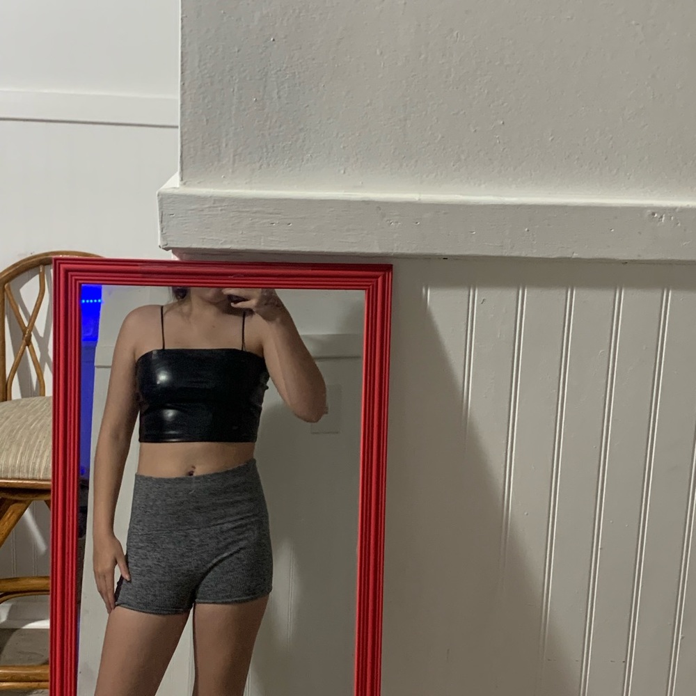 Leather top
